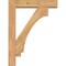 Ekena Millwork Imperial Block Smooth Bracket w/ Offset Brace, Western Red Cedar, 5 1/2"W x 24"D x 32"H BKT0604X24X32IMP05SWR - alternate 2